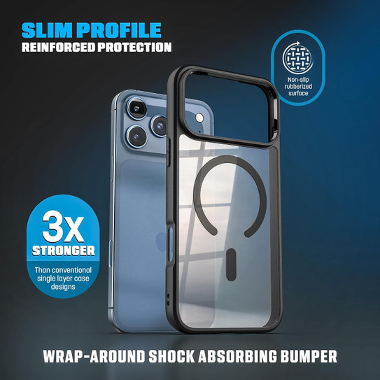 Encased SlimShield with Belt Clip Holster Case iPhone 18 Pro - Clear