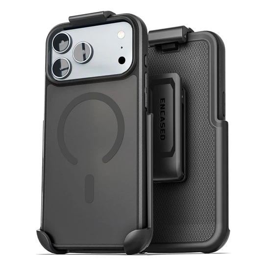 Encased SlimShield with Belt Clip Holster Case iPhone 18 Pro - Black