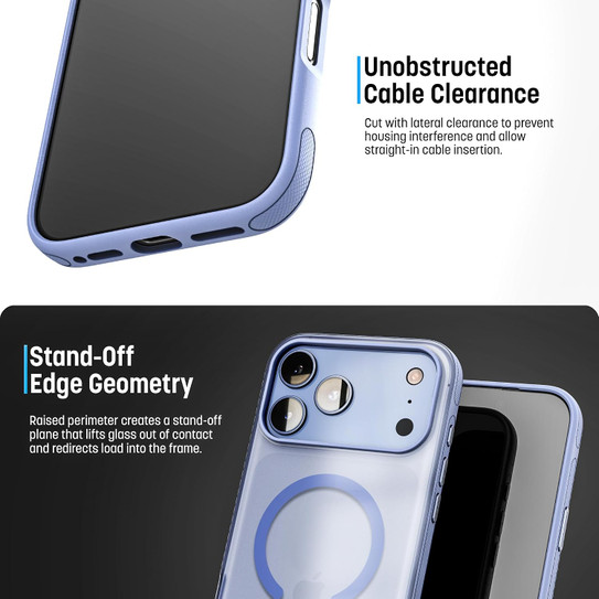 Encased 2-in-1 with Magnetic Phone Grip Holder Case iPhone 18 Pro - Light Blue