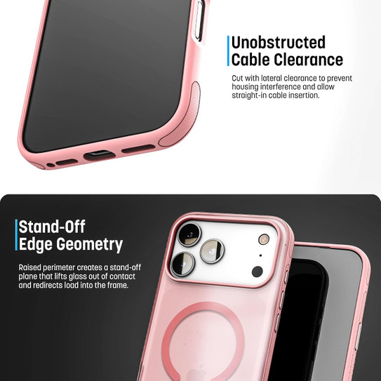 Encased 2-in-1 with Magnetic Phone Grip Holder Case iPhone 18 Pro - Pink
