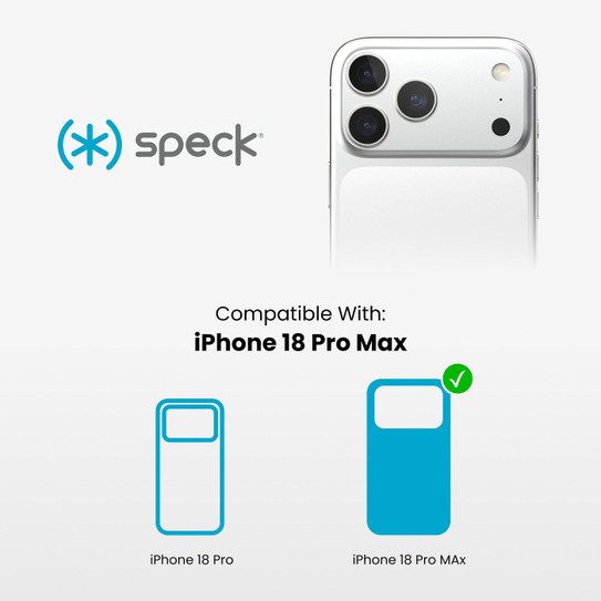 Speck Presidio2 Grip MagSafe Case iPhone 18 Pro Max - Black
