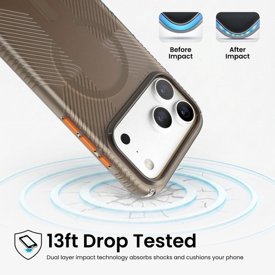 Speck Lux-Matte MagSafe Case iPhone 18 Pro Max - Sienna Smoke