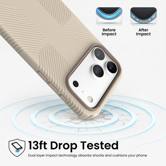 Speck Presidio2 Grip MagSafe Case iPhone 18 Pro - Papyrus