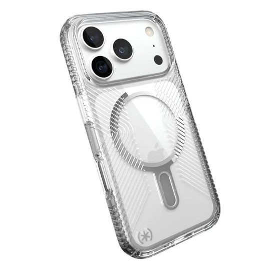 Speck Presidio Perfect-Clear MagSafe with ClickLock Case iPhone 18 Pro - Clear