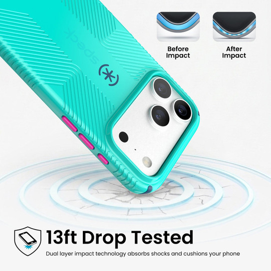 Speck CandyShell Icon MagSafe Case iPhone 18 Pro - Blue Rasberry