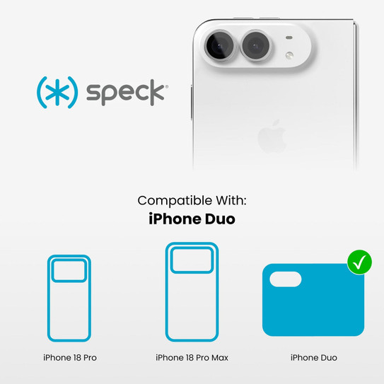 Speck Presidio Perfect Clear Fold Case iPhone Duo - Clear