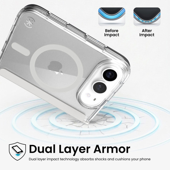 Speck Presidio Perfect Clear Fold Case iPhone Duo - Clear
