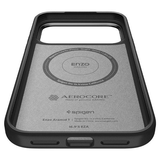 Spigen Enzo Aramid Case iPhone 18 Pro Max/ 17 Pro Max - Black
