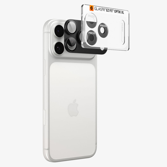 Spigen EZ Fit Optik Pro XL Lens Protector iPhone 18 Pro - Dark Grey