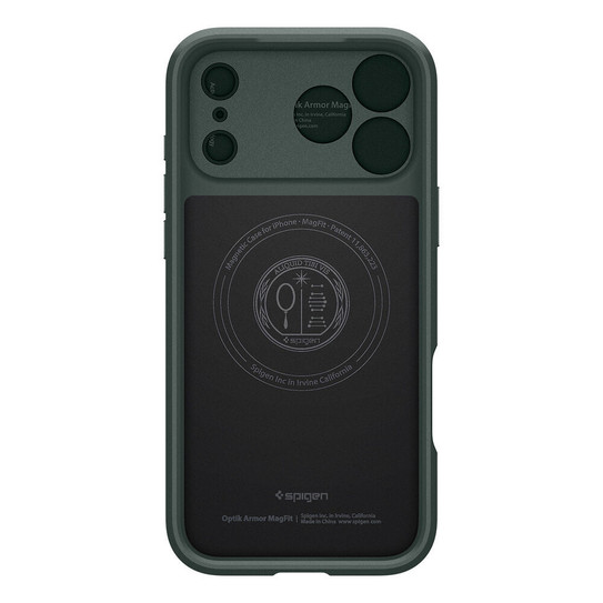 Spigen Optik Armor MagSafe Case iPhone 18 Pro /17 Pro - Abyss Green