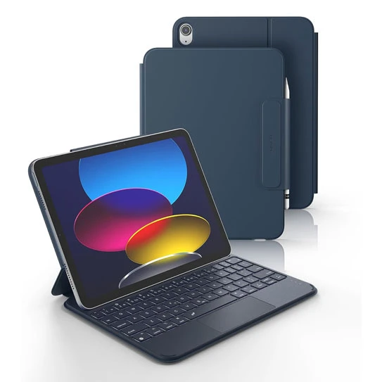 Dexnor Ultra-light Slim Folio Case iPad A16 11" 10th/11th Gen/ iPad 10.9" 10th Gen - Blue