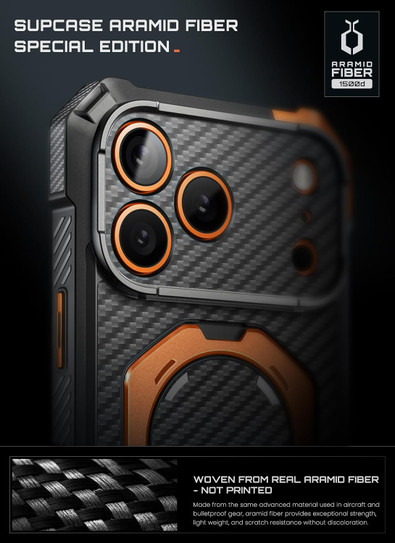Supcase UB Grip MagSafe Case iPhone 18 Pro Max/17 Pro Max - Aramid