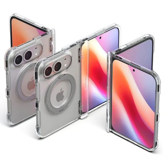 Spigen Ultra Hybrid Pro S MagSafe Case iPhone Duo  - Clear Case / White Ring