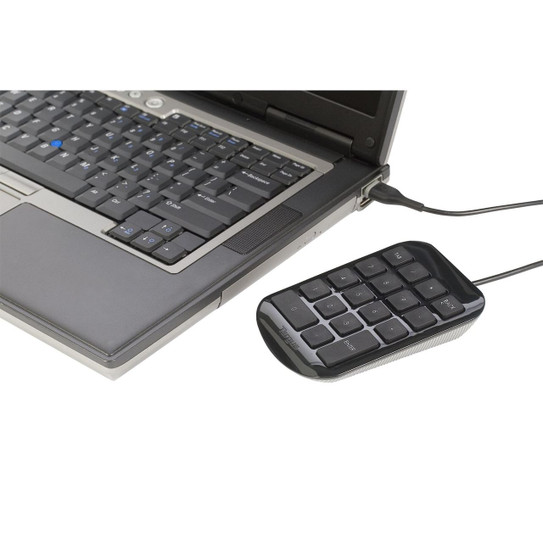 Targus Wired Keypad USB Connectivity Piano Black Finish