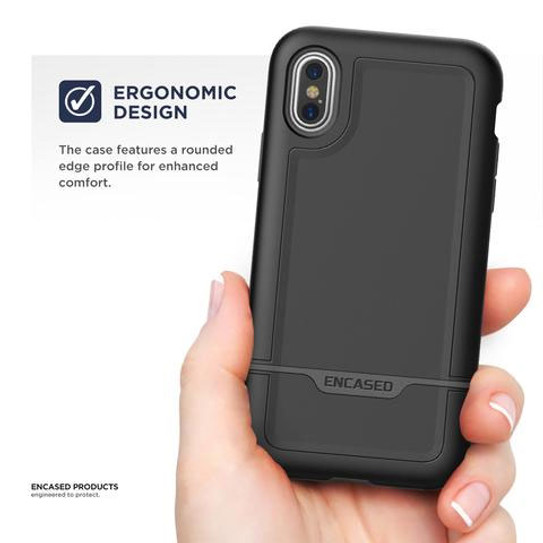 Encased Rebel Case iPhone X/Xs - Black