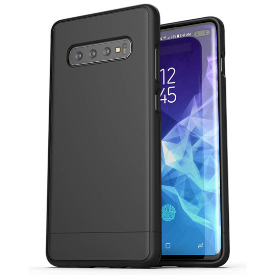 Encased Slimshield Case Samsung Galaxy S10+ Plus with Belt Clip Holster - Black Encased Slimshield Case Samsung Galaxy S10+ Plus with Belt Clip Holster - Black