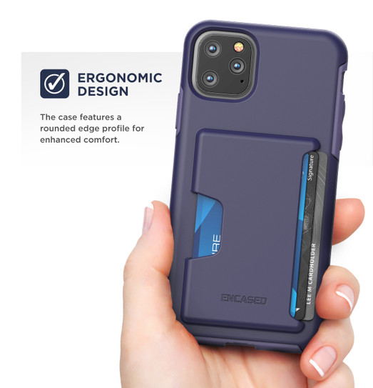 Encased Phantom Wallet Case iPhone 11 Pro Max - Purple Encased Phantom Wallet Case iPhone 11 Pro Max - Purple