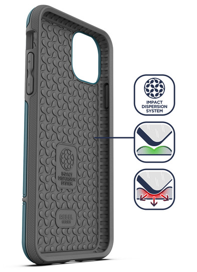 Encased Rebel Case iPhone 11 Pro Max - Blue Encased Rebel Case iPhone 11 Pro Max - Blue