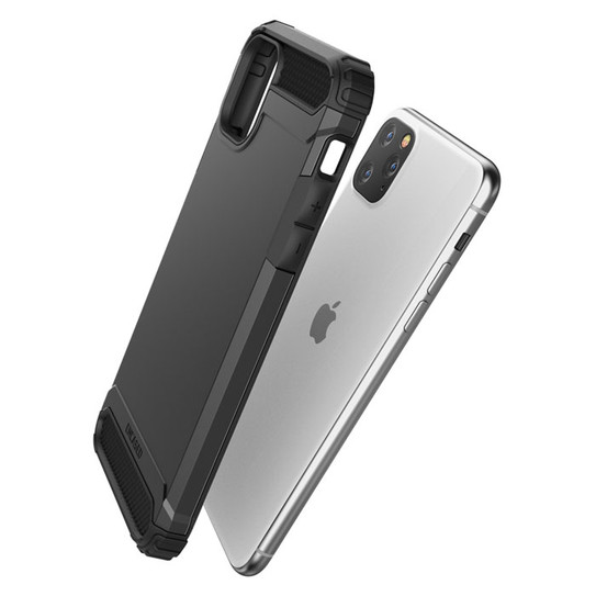 Encased Scorpio Case iPhone 11 Pro Max with Belt Clip Holster - Black