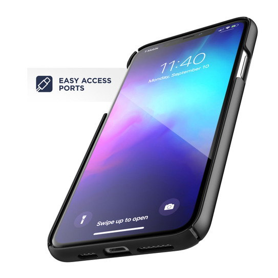 Encased Slimline Case iPhone 11 Pro with Belt Clip Holster - Black