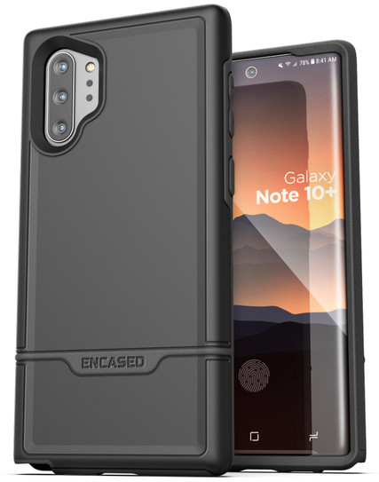 Encased Rebel Case Samsung Galaxy Note 10+ Plus - Black Encased Rebel Case Samsung Galaxy Note 10+ Plus - Black