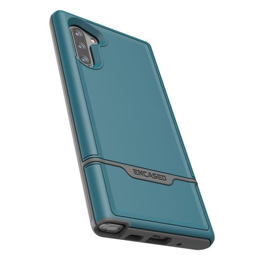 Encased Rebel Case Samsung Galaxy Note 10 with Belt Clip Holster - Angel Blue Encased Rebel Case Samsung Galaxy Note 10 with Belt Clip Holster - Angel Blue