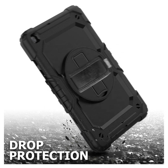 Krakatoo Case Samsung Galaxy Tab A 8.0" (2019) with Handstrap - Black