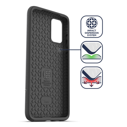 Encased Rebel Case Samsung Galaxy S20+ Plus - Black