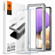 Spigen AlignMaster GLAS.tR Slim 2 PCS Samsung Galaxy A32 5G/A12/A02 - Clear