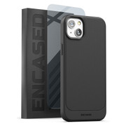 Encased Thin Armor Case with Screen Protector iPhone 14 - Black