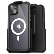 Encased Waterproof Case iPhone 14/13 with Belt Clip Holster - Black