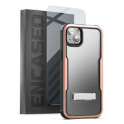 Encased Exos Armor Case with Screen Protector iPhone 14/13 - Rose Gold