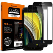 Spigen GLAS.tR Slim Full Cover 2PCS Screen Protector iPhone SE 2022/2020/ iPhone 8/7 - Black