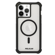 Pelican Guardian Rogue Case iPhone 15 Pro - Frosted Clear Black