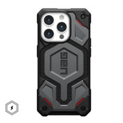 UAG Monarch Pro Kevlar MagSafe Case iPhone 15 Pro - Kevlar Silver