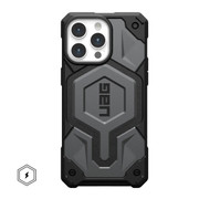 UAG Monarch Pro Kevlar MagSafe Case iPhone 15 Pro Max - Silver