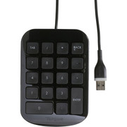 Targus Wired Keypad USB Connectivity Piano Black Finish