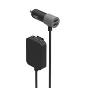 Griffin 4 Port Universal Car Charger 9.6A - Black/Grey