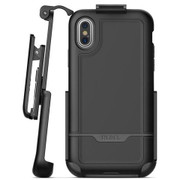 Encased Rebel Case iPhone Xs Max with Belt Clip Holster - Black