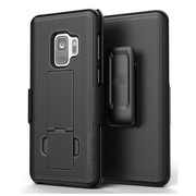 Encased Combo Case Samsung Galaxy S9 with Belt Clip Holster - Black