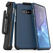 Encased Slimshield Case Samsung Galaxy S10e Belt Clip Holster - Blue