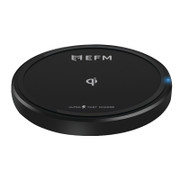 EFM 15W Wireless Charge Pad With USB to Type-C Charge Cable - Black