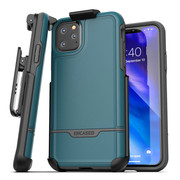 Encased Rebel Case iPhone 11 Pro Max with Belt Clip Holster - Blue