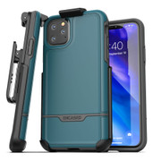 Encased Rebel Case iPhone 11 Pro with Belt Clip Holster - Blue