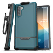 Encased Rebel Case Samsung Galaxy Note 10 with Belt Clip Holster - Angel Blue