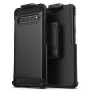 Encased Scorpio Case Samsung Galaxy S10 5G with Belt Clip Holster - Black