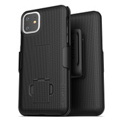 Encased Combo Case iPhone 11 with Belt Clip Holster - Black