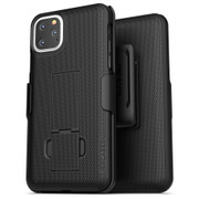 Encased Combo Case iPhone 11 Pro Max with Belt Clip Holster - Black