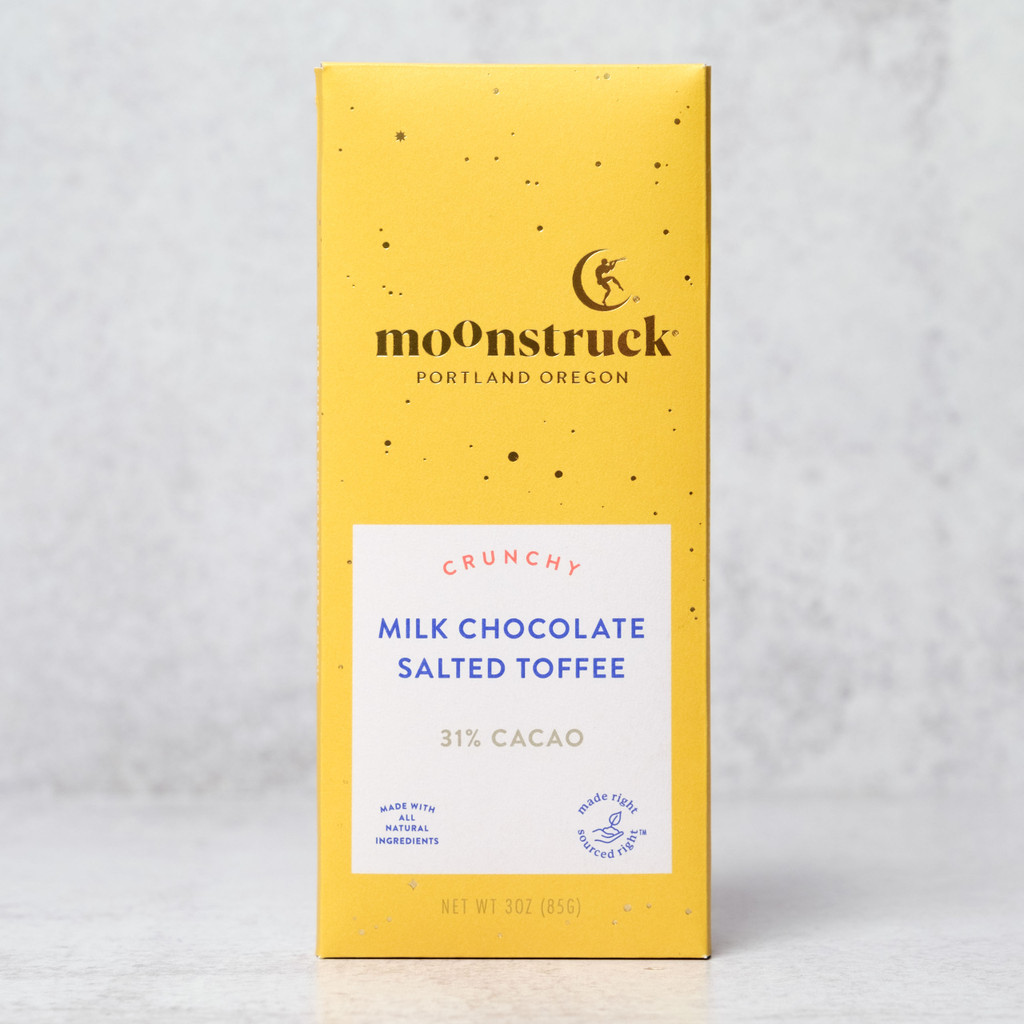 Milk Chocolate Salted Toffee Bar