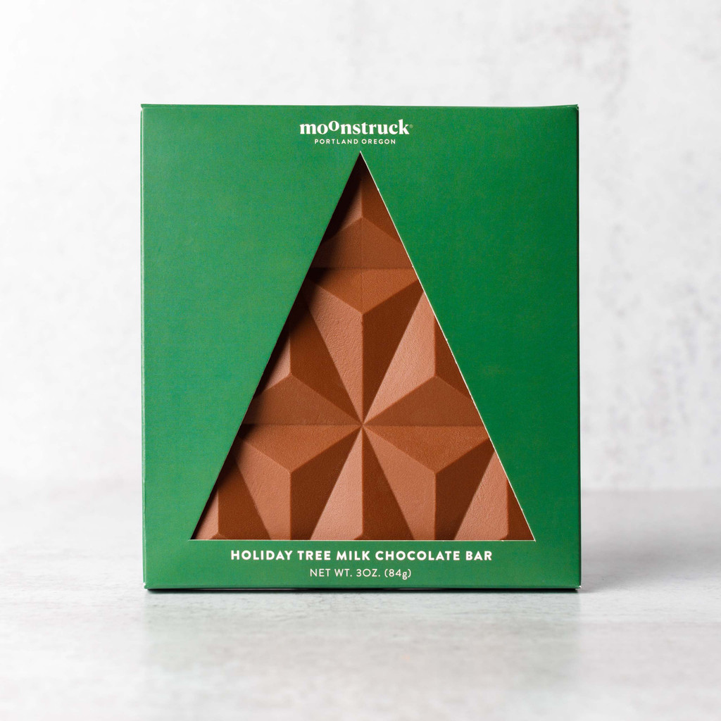 Holiday Tree Milk Chocolate Bar